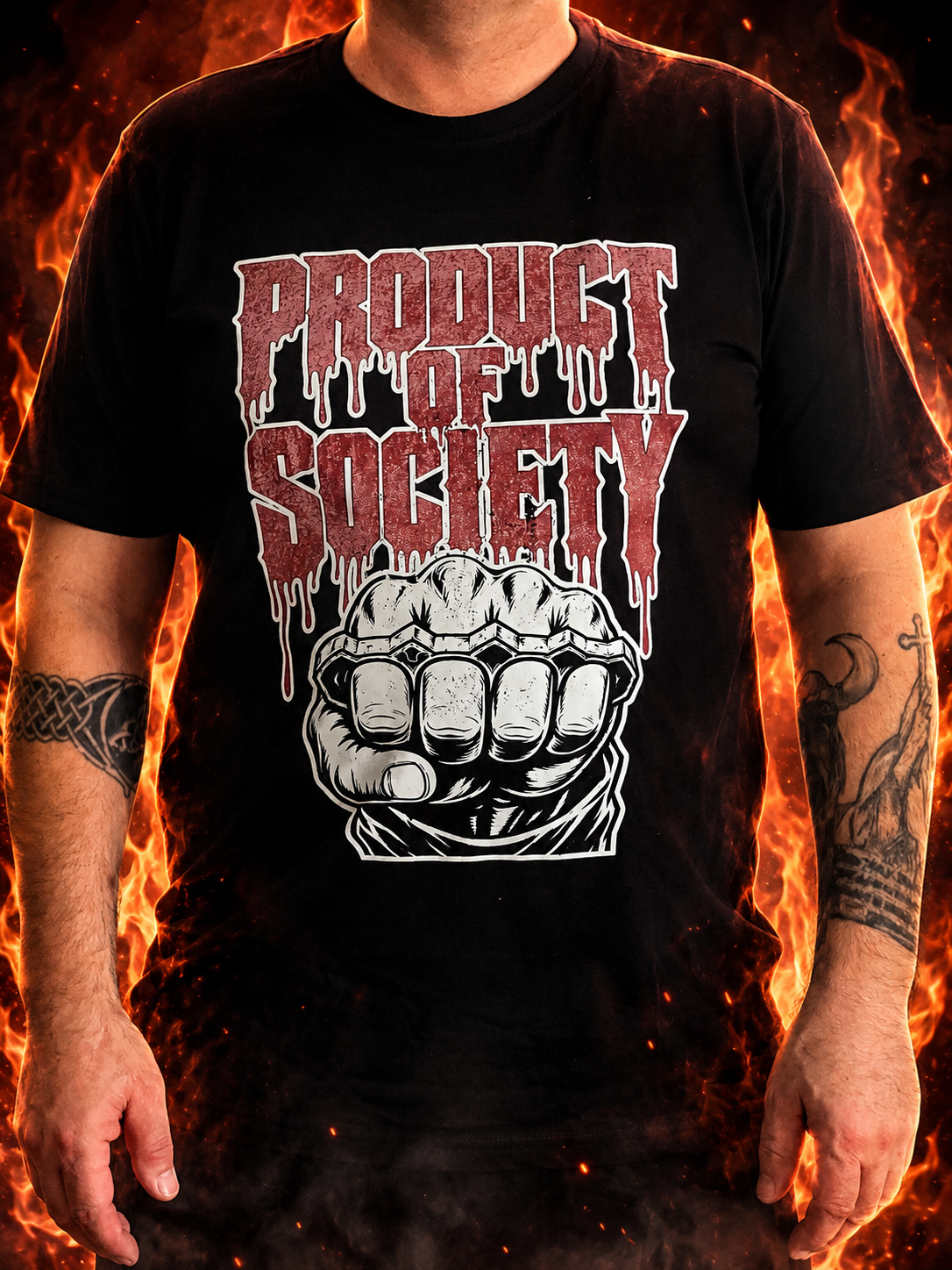 Karantan Crew – "Product of Society" Heavyweight T-Shirt