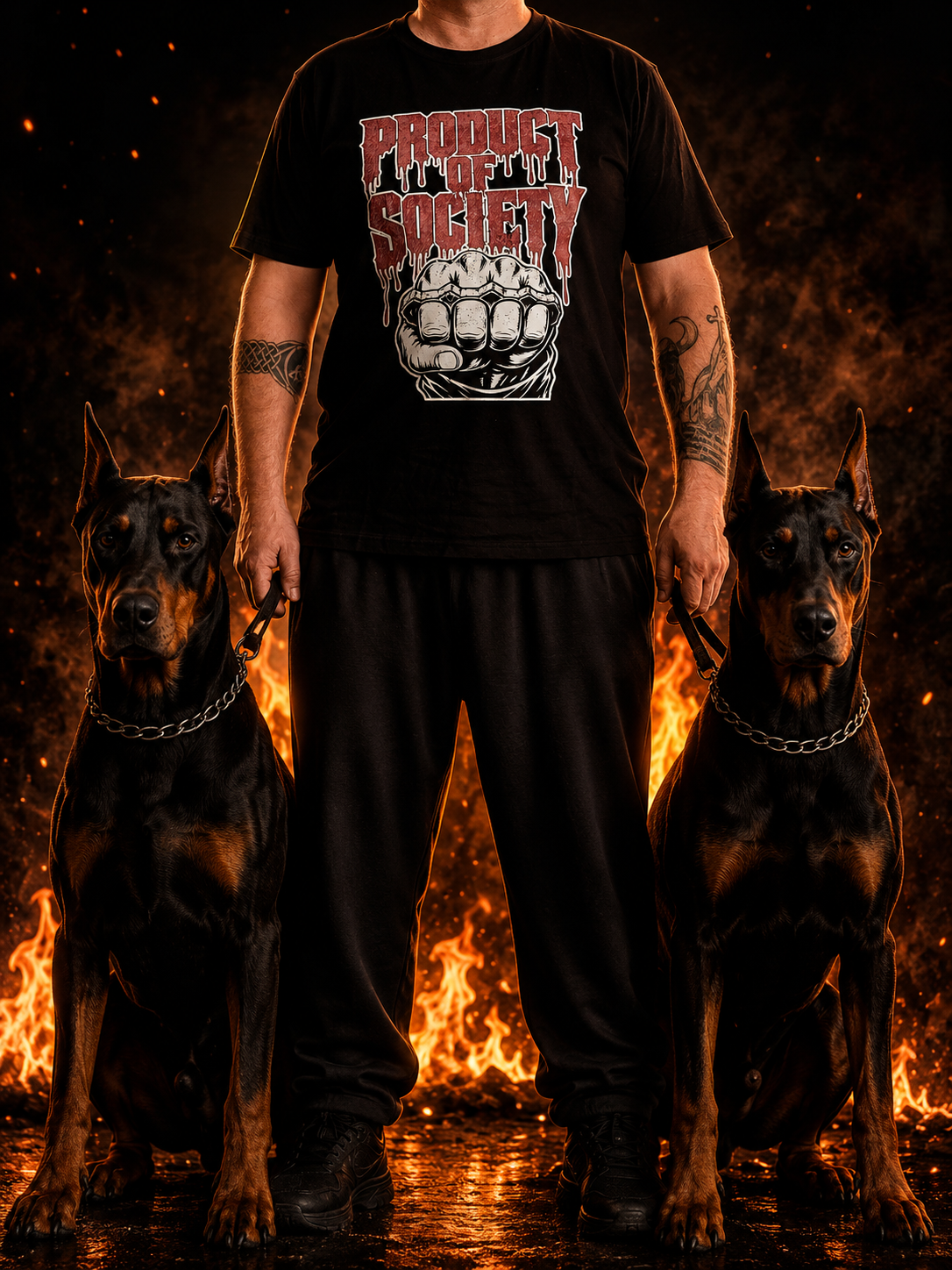 Karantan Crew – "Product of Society" Heavyweight T-Shirt