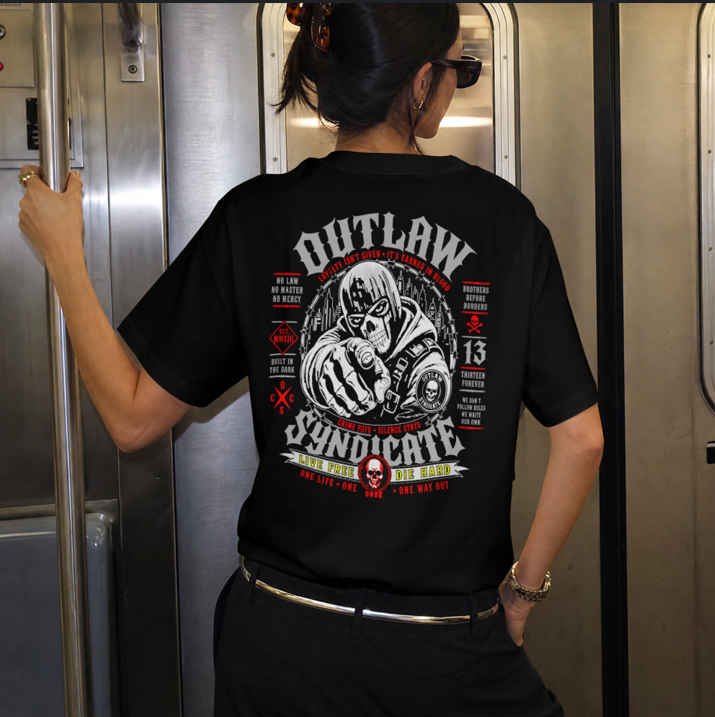 Karantan Crew – "Outlaw Syndicate" Heavyweight T-Shirt
