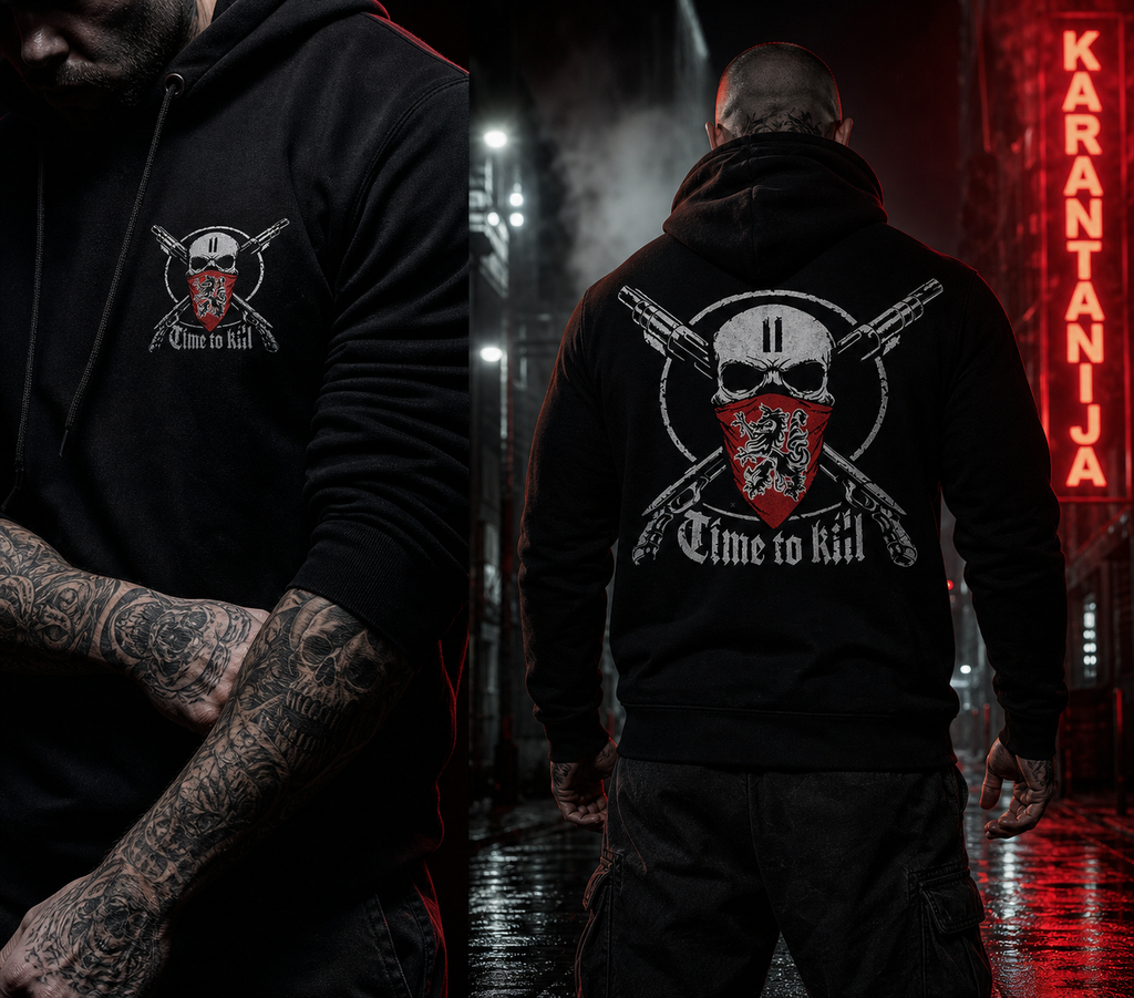 Karantan Crew – "Time To Kill" Tactical Heavyweight T-Shirt